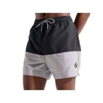 Short de bain tri series superdry - noir / gris chin�