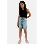 Short bermuda - le temps des cerises - casa 3001 blue - enfant - fille - 100% coton - regular