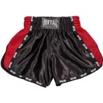 Short de boxe kick / tha noir et rouge mtal boxe taille - xl