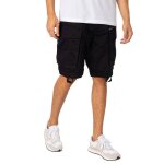 G - star raw short cargo rovic zip relaxed noir ? 97% coton coupe loose