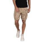 Short cargo g - star rovic pour hommes beige - poches zipp�es et boutonn�es - coupe ample
