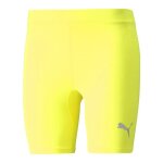 Short de compression jaune fluo homme puma basela