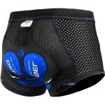 Shorts de cyclisme montagne - homme femme - bleu - respirant et confortable