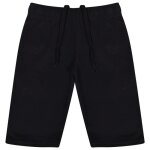 Shorts pour enfants gar�ons noir - confortable et extensible - taille �lastiqu�e et ajustable - �ge 5 ...