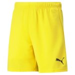 Short enfant puma team rise - jaune or / noir - 10 ans