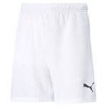 Short enfant puma teamrise - blanc / noir - 12 ans