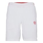 Short enfant - sergio tacchini - club tech - blanc / rouge - 100% polyester - taille Élastique Short enfant - sergio tacchini - club tech - blanc / rouge - 100% polyester - taille Élastique