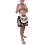 Short enfant muay thai - traditionnel - couleur blanche - taille 7 - 10 ans - 100% satin polyester Short enfant muay thai - traditionnel - couleur blanche - taille 7 - 10 ans - 100% satin polyester