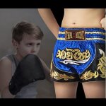 Short enfant traditionnel thai boxe kickboxing special muay thai mma couleur bleu taille enfants 10 - ... Short enfant traditionnel thai boxe kickboxing special muay thai mma couleur bleu taille enfants 10 - ...
