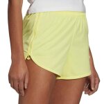 Short femme - adidas - zip - up - jaune fluo - taille lastique avec cordon de serrage - zips sur les ...