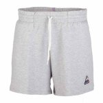 Short femme le coq sportif essentiels n1 - gris chin clair