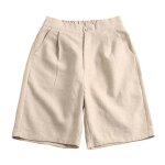 Shorts femme et doux shorts casual loisir poches bermuda couleur unie short plage confortable kaki xl ...
