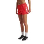 Short femme hummel hmlcore - rouge - handball - adulte - beecool - tissu  schage rapide