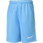 Short de football enfant nike dri - fit bleu et blanc