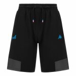 Short de football pour garon - kappa - alpine f1 team - noir gris bleu