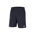 Short de football en molleton pour enfants nike - obsidian / blanc - park20 short kz