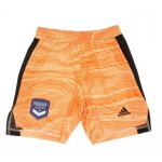 Short de gardien junior adidas - fcgb - girondins de bordeaux - orange - coupe classique - ceinture lastique ...