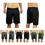 Short pour hommes de sport et loisirs kz - 326 - noir / bleu - respirant - fitness multisport