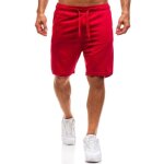 Short hommebasic couleur unie short sport homme runningcasual short homme taille �lastique avec cordon ...