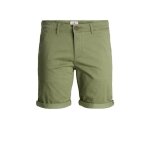 Short chino - jack & jones - bowie - vert - ajustable - stretch
