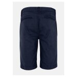 Short en jean - kaporal - saber - coupe ajust�e - revers - bleu