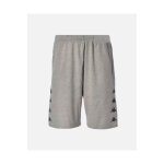 Short - kappa - kortimery - 100% coton - coupe droite - gris