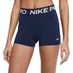 Short nike pro - bleu cz9857 - 451 - femme - fibres de polyester recycl - adulte