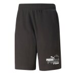 Short noir gar�on puma ess + lab