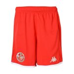 Short replica home tunisie - kappa - rouge - blanc - homme - football - respirant
