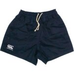 Short de rugby - canterbury - professionnel - 100% coton - ceinture lastique - poches latrales