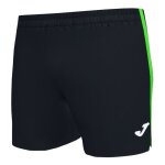 Short de running - joma - micro elite vii - noir / vert fluo - fendu sur les cts - respirant