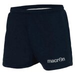 Short de running homme - macron ike - coupe slim - logos r�fl�chissants - bleu marine
