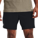 Short de running noir homme under armour vanish woven - respirant - poches ouvertes pour les mains
