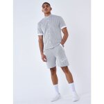 Short seersucker - project x paris - homme - gr�ge - ceinture �lastique