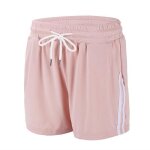Short de sport femme ete taille elastique bas de survêtement rayé avec poches pour jogging doux et respirant ... Short de sport femme ete taille elastique bas de survêtement rayé avec poches pour jogging doux et respirant ...