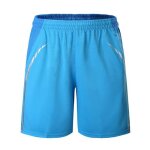 Short de sport fitness homme taille elastique pour tennis badminton entraînement séchage rapide - bleu ... Short de sport fitness homme taille elastique pour tennis badminton entraînement séchage rapide - bleu ...