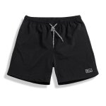 Shorts sport homme casual l�g�re taille �lastiqu�e short homme plage - noir