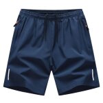 Short de sport homme avec poches taille elastique schage rapide short lger ete respirant couleur unie ...