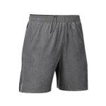 Short de sport homme - marque - running fitness aration - taille elastiquee - gris