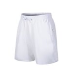 Short de sport homme taille elastique schage rapide - blanc - fitness - running