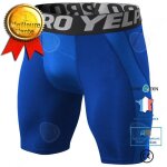 Short de sport pro pour homme confo - bleu - taille m - tissu  schage rapide et respirant