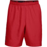 Short under armour woven graphic wordmark - rouge - homme - 100% polyester - loose