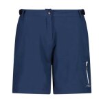 Short de vélo pour femme cmp free - blue - bianco / bleu - technologie dry function - coussin intégré ... Short de vélo pour femme cmp free - blue - bianco / bleu - technologie dry function - coussin intégré ...