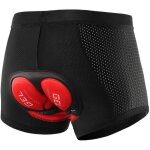 Shorts de vlo montagne - gel 3d rembourr - respirant et confortable - noir