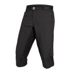 Short de vtt 3 - 4 pour homme endura hummvee avec doublure amovible - noir - taille m