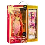 Poupée mannequin - rainbow high - simone - 28 cm - accessoires inclus - orange Poupée mannequin - rainbow high - simone - 28 cm - accessoires inclus - orange