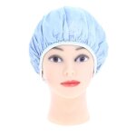 Sibel bonnet douche plastique bleu ciel