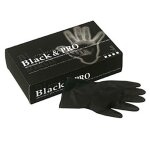 Sibel gants latex taille l 7. 5 noir latex - matriel de coiffure coloration cheveux