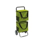 Poussette de marche - sidebag - 2 roues - modulobag - 2 sacs amovibles de 20 l - anis Poussette de marche - sidebag - 2 roues - modulobag - 2 sacs amovibles de 20 l - anis