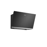 Siemens hotte d�corative inclin�e 80cm 886 m3 / h noir - lc81jan60